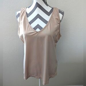 Soft Surroundings Nude Cami Reversible Cami Tank